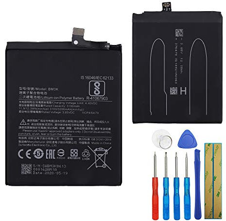 E-yiiviil Batterie de rechange BM3K compatible avec Xiaomi Mix 3 avec outils.