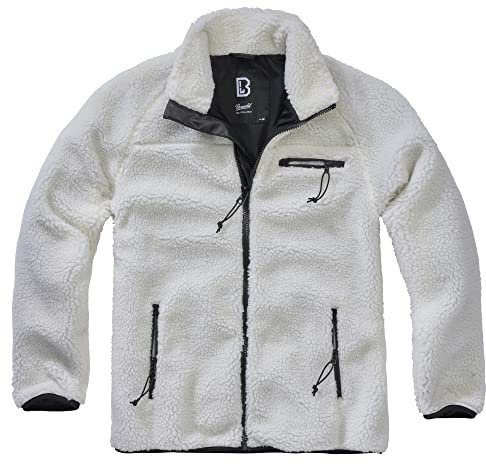 Brandit Teddyfleece Jacket, Farbe: white, Größe: 3XL
