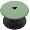 Matcha Green Cute Heart Minimalist Heart Love PopSockets Adhesive PopGrip