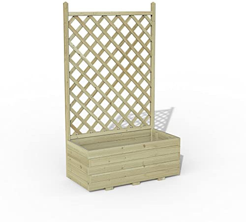 Forest Garden Wooden Trellis Planter