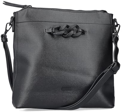Rieker Damen Umhängetasche H1522-00 schwarz