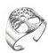 kkjoy Anello con Albero della Vita in Acciaio Inox, Anello Aperto Regolabile, Anello per dita per donna e uomo