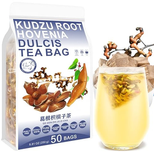 Plant Gift Kudzu Root Tea Bag 8.81oz (5g*50bags) geigen, réglisse, Chine pure et naturelle, mélange de santé, mélange de thé Floral 250g