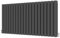 Radbliss Oval Column Horizontal Radiator 600x1180mm Anthracite Double Central Heating Designer RAD