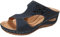 Memmyly Sandales Femme Été Confortable Compensée Grande Taille - Sandale Ete Plateforme Sandales Confortable Orthopédique Nu Pieds Confortable Mules Sexy Chaussure Jardin Chaussure de Jardin