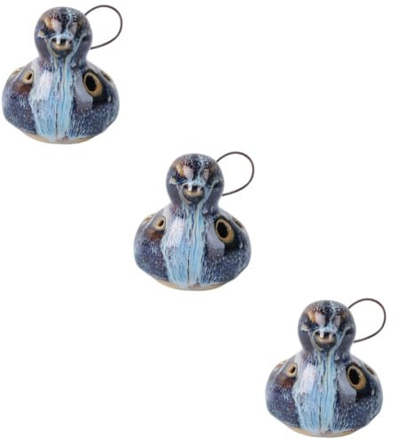 TOYANDONA 3 Stück 6 6 Loch Okarina Okarina Keramik Okarina Musikinstrument Okarina