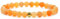 Echtes Oranger Aventurin Edelstein Armband mit 6mm Perlen - verschiedene Längen - Heilstein Schutzstein Talisman Glücksbringer Geschenk (Orang. Avent., 16CM)