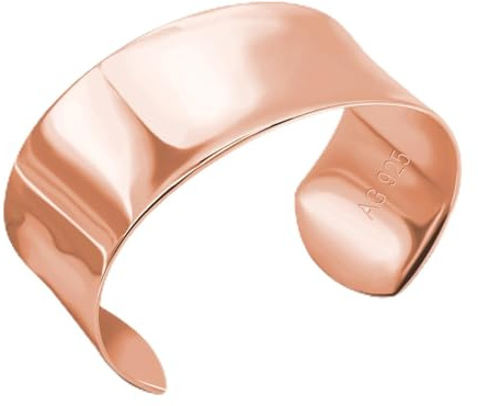 Dankadi Bracelet Manchette Femme Exagéré Ouvert Large 3CM en 925 Argent, Bracelet Jonc 60MM Réglable Bijoux De Poignet Courbe Plaqué Or Martelé Style Bohémien Cadeau pour Amie Maman