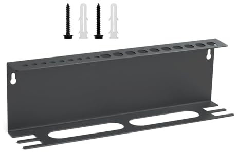 Wall Tool Organizer, Workshop Tool Rack, Garage Tool Storage, Workshop Hammer Holder, Tool Storage Solution, Wall Mounted Hand Tool Rack, Hammer and Wrench Holder 42.9x9x13.4cm for Garage