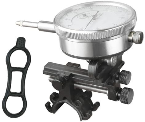 Fahrrad-Laufrad-Drehständer mit Messuhr, Professionelles Fahrrad-Laufrad-Zentrierständer, Fahrrad-Laufrad-Reparaturwerkzeug (Black)