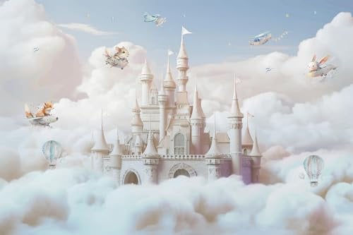 Papier peint panoramique Enfants - Château Enchanté - Largeur 260 cm x Hauteur 173 cm