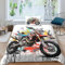 GZCVBDYUY MotoKreuz Bike Bettbezug Bettwäsche-Sets Kinderbettwäsche Reißverschluss Mit Kissenbezügen Betten Set Für Jugendliche Kinder Schlafzimmer Single（1Tier5x200cm）