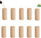 Diffuseur Huiles Essentielles Bois, 10 Pièces Diffuseur Huile Essentielle, Galet Diffuseur Huile Essentielle, Diffuseur D'aromathérapie De Forme Cylindrique en Bois pour Bureau De Voiture