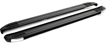 TURTLE compatible avec Ford Ranger (Pj/Pk) 2006-2011 Marchepied brillant | NOIR