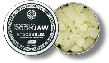 ROCKJAW® Empilables | Mastic à mâcher solide et cueilli à la main | Gomme à mâcher naturelle