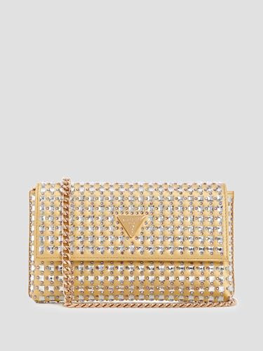 GUESS Zalina Flap Clutch Gold