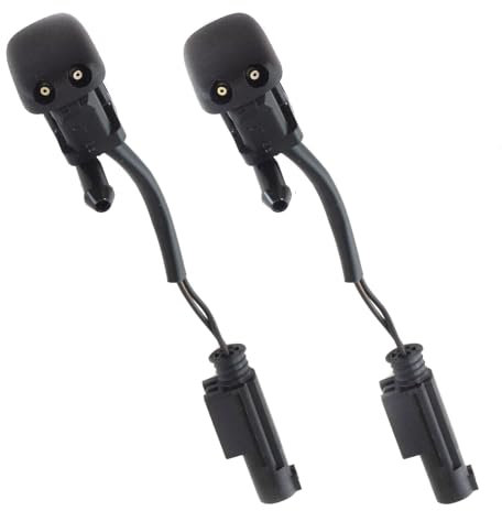 2 Stück Scheibenwaschdüse Kompatibel für 5er E39 528I 530I M5 Frontscheibenwischer Waschdüsen 8 361 039, 61 66 8 361 039 Scheibenwischerwaschdüse Waschwasserdüse Spritzdüse