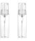 2Pcs Foam Pump Bottle Travel Dispenser Foaming Pump Bottle Clear Plastic Foaming Soap Transparent Empty Spray Bottles Foam Hand Soap Dispenser Bottles Refillable for Face Wash Lash Shampoo Skin Care