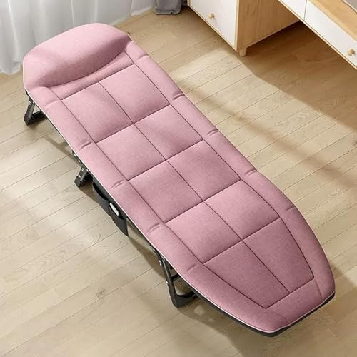 WDSOPK Pink Gravity Chair, Klappbare Liege Für Drinnen Und Draußen, Verstellbares Campingbett,