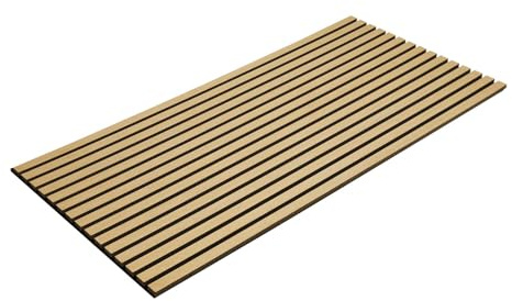 Eikuavons Akustikpaneele, Wandverkleidung, Innenwanddekoration, 1 Stück 120x60cm, 2,1cm dick, Wandpaneele aus Holzfunier und Filz, Holzpaneele Eiche, für die Dekoration verschiedener Innenwände