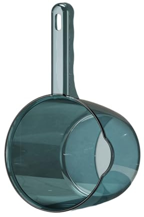 Grand pichet de salle de bain transparent avec égouttoir ergonomique et anti-fuite PP pour cuisine et salle de bain Grande capacité