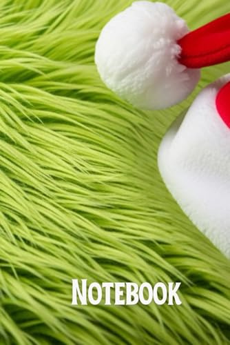 Green Faux Fur Christmas Notebook with Santa Hat – Festive Journal for Holiday Notes: 120 Lined Pages for Notes, Lists & Journaling This Holiday Season