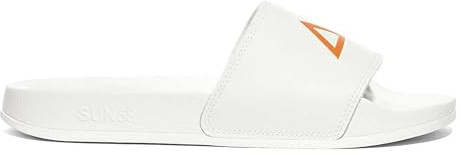 SUN68 Slippers Logo X36110-01, Men slides, White, 41 EU