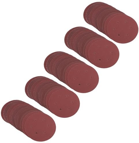 Hook/Loop Sanding Abrasive Discs Orbital DA Palm Sander 50PK 150mm Mixed Grit