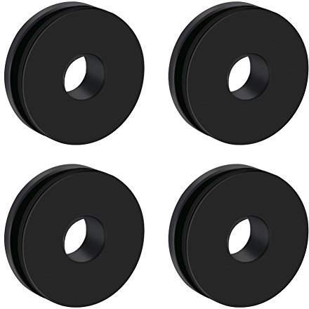 Qiilu Road King Scheibe, 4pcs Abnehmbare Windschutzscheibe Bushing Ösen für Road King Heritage Softail