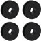 Qiilu Road King Scheibe, 4pcs Abnehmbare Windschutzscheibe Bushing Ösen für Road King Heritage Softail