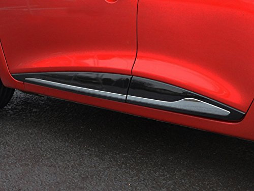 Lot de protection de garnitures de porte latérale chromées pour voiture