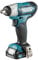 Makita TW141DWAE 12V Max Li-Ion CXT Impact Wrench Complete with 2 x 2.0 Ah Li-Ion Batteries and Charger Supplied in A Carry Case