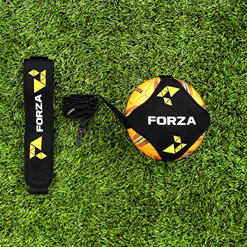 FORZA Solo Football Kick Trainer | Premium Individual Football Training Kit (Trainer with Ball & Pump)