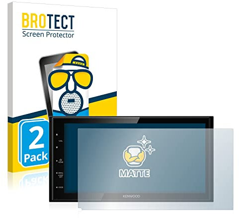 BROTECT Protector Pantalla Anti-Reflejos para Kenwood DMX5020DABS (2 Unidades) Película Mate Anti-Huellas