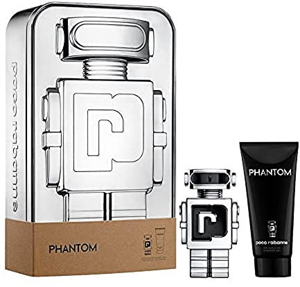Paco Rabanne Phantom 3 Pieces Gift Set: Eau De Toilette 50ml - Shower Gel 100ml