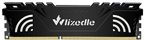 Wlizedle DDR3 RAM 8GB 1866MHz CL13 U-DIMM Desktop Memory PC3-14900 240-Pin 1.5V 2Rx8 Dual Rank Channel Non-ECC Unbuffered PC Computer Sdram Sticks Module Upgrade, Black