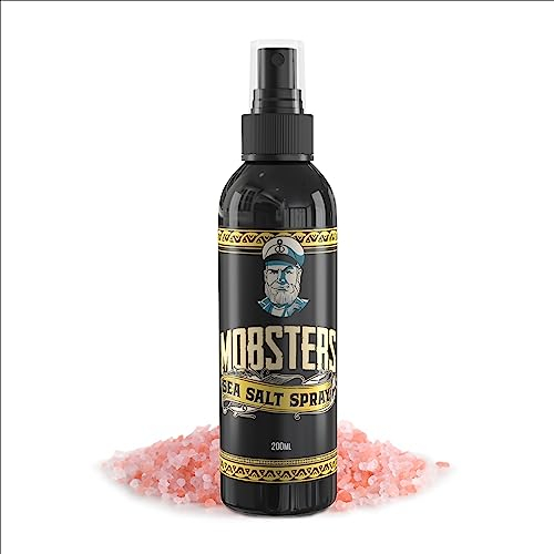 Mobsters Emporium Sea Salt Spray, Texturierendes Meersalzspray für Männer Verleiht Volumen und ein natürliches Finish, Flexibler Halt Meersalzspray für Haare, Haarspray zum Stylen, 200ml