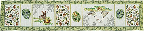 Sander Gobelin Tischset Tischläufer Tischband Duna Patch, original, Größe:Tischläufer 49 x 143 cm