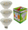 Trango 3er Set MR1615 LED Leuchtmittel 6 Watt 450 Lumen 12-Volt 3000K warmweiß mit MR16 I GU5.3 I G4 Fassung zum Austausch herkömmlicher Halogen Glühlampe, Reflektor Lampe, LED Birnen