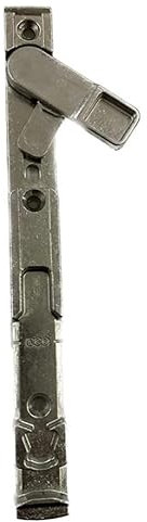 CATENACCIO AGB AD INCASSO PER FINESTRE LUNGHEZZA 180mm LARGHEZZA 18mm SPESSORE 12mm ZINCATO BIANCO