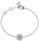 GUESS Damen-Armband Edelstahl One Size Silber 32024290