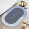 HUTVD Tappeti da Bagno Assorbenti, Tappeto Bagno Antiscivolo Lavabile Morbido in Microfibra Tappeto da Bagno ad Asciugatura Rapida Tappetino per Doccia e Ingresso, 60 * 90 cm, Grigio Blu