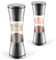 Yoiimiya 2 Pack Stainless Steel Manual Spice Pepper Salt Grinder Bottle Crusher Grinder Seasoning Bottle Home Manual Grinder