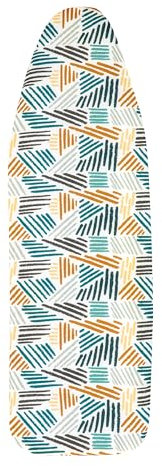 Byinone Ironing board Padded cover, Replacement ironing board cover (3 pattern & Sizes)%100 cotton (34X110 CM)