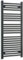 500mm Wide Black Heated Towel Rail Straight Flat Bathroom Warmer Radiator Rack Central Heating Turkish Zone (500mm x 1200mm)