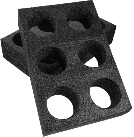 Ciieeo 2pcs Pearl Cup Holder Outdoor Beverage Takeout Drinks Carrier Tray for Cars