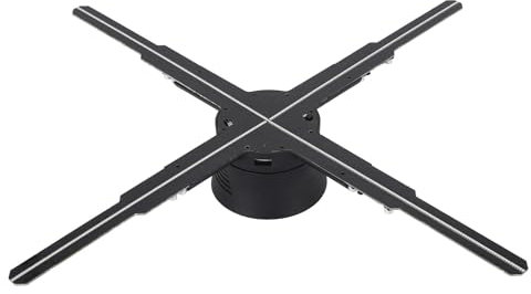 Ventilatore con Ologramma 3D, Display Pubblicitario per Proiettore con Ologramma a 4 Pale LED 510X1400P, per la Barra delle Insegne dei Negozi di Affari Natalizi (Spina europea)