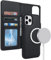 ELTEKER Hülle iPhone 12/12 Pro Handyhülle,[Abnehmbare Magnetische] [Kabelloses Laden] iPhone 12/12 Pro Klapphülle mit Kartenfach,Schutzhülle Leder Hülle für iPhone 12/12 Pro-Schwarz