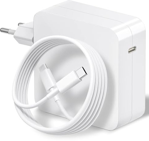 Cargador USB C 106W para Mac Book Pro, Compatible con Mac Book Air 13 Pulgadas, Mac Book Pro 13, 14, 15, 16 Pulgadas, iPad Pro 10.9, 11 Pulgadas y iPad Air 10.9 Pulgadas (2020)