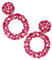 Eleganti Orecchini Statement Per Donna - Orecchini Alla Moda Con Strass E Dettagli Decorativi